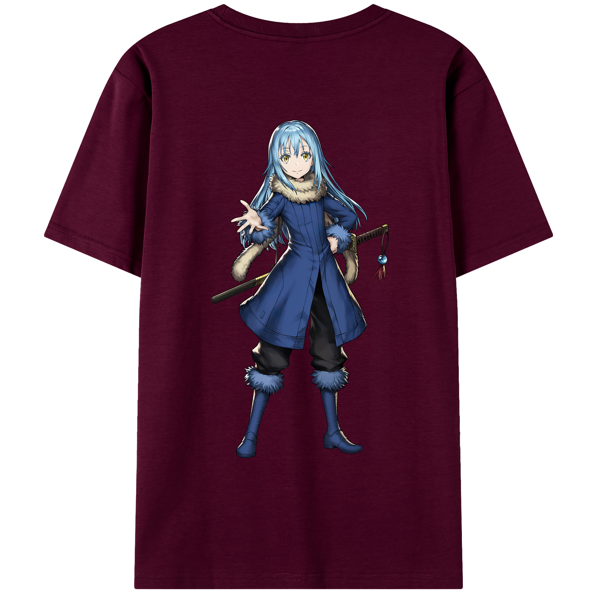 （画像用） 転スラ Regarding Reincarnated to Slime レディース半袖Tシャツ(バックプリント)